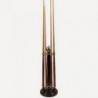 Porte-queues x6 Noir-Acier 69cm