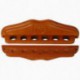 Porte-queues de luxe Erable foncé 6 queues 38,5 x 9,5cm