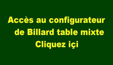 Configurateur de Billard